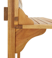 Balkon-Stehtisch 90x37x122,5 cm Massivholz Akazie