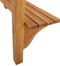 Balkon-Stehtisch 90x37x122,5 cm Massivholz Akazie