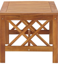 Couchtisch 102x50x43 cm Massivholz Akazie