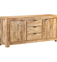 Sideboard 175x40x75 cm Raues Mangoholz