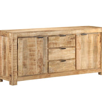 Sideboard 175x40x75 cm Raues Mangoholz