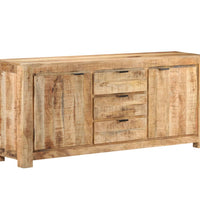 Sideboard 175x40x75 cm Raues Mangoholz