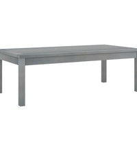 Couchtisch 100x50x33 cm Grau Massivholz Akazie
