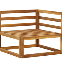 Modulare Ecksofas 2 Stk. mit Auflagen Cremeweiß