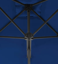 Sonnenschirm mit Stahl-Mast 300x230 cm Blau
