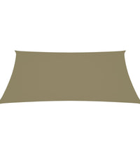 Sonnensegel Oxford-Gewebe Rechteckig 3x4,5 m Beige