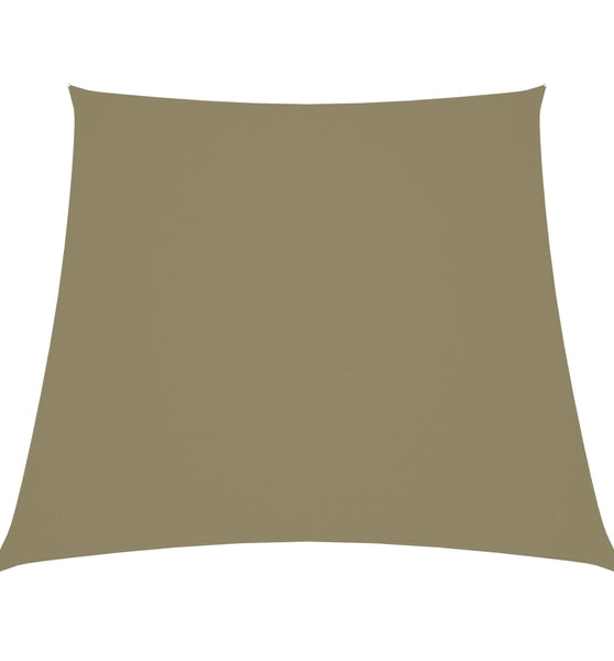 Sonnensegel Oxford-Gewebe Trapezförmig 2/4x3 m Beige