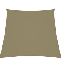 Sonnensegel Oxford-Gewebe Trapezform 3/4x3 m Beige