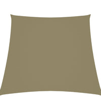 Sonnensegel Oxford-Gewebe Trapezform 4/5x4 m Beige