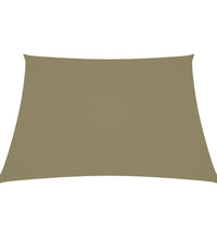 Sonnensegel Oxford-Gewebe Trapezform 4/5x4 m Beige