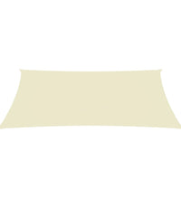 Sonnensegel Oxford-Gewebe Rechteckig 3x4,5 m Creme