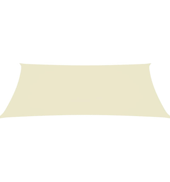 Sonnensegel Oxford-Gewebe Rechteckig 3x4,5 m Creme