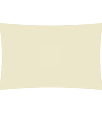 Sonnensegel Oxford-Gewebe Rechteckig 3x6 m Creme