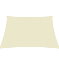 Sonnensegel Oxford-Gewebe Rechteckig 6x7 m Creme