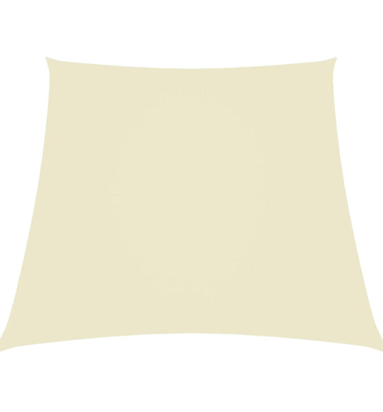 Sonnensegel Oxford-Gewebe Trapezform 3/4x3 m Creme