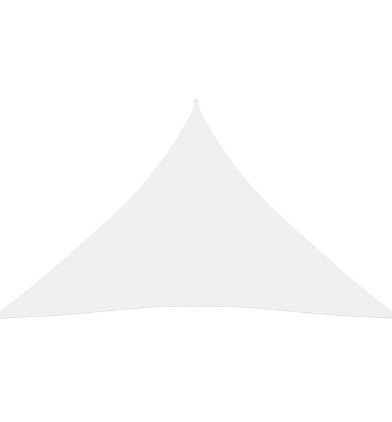 Sonnensegel Oxford-Gewebe Dreieckig 3x4x4 m Weiß
