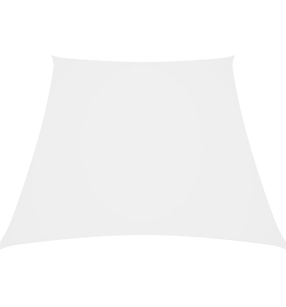 Sonnensegel Oxford-Gewebe Trapezförmig 3/5x4 m Weiß
