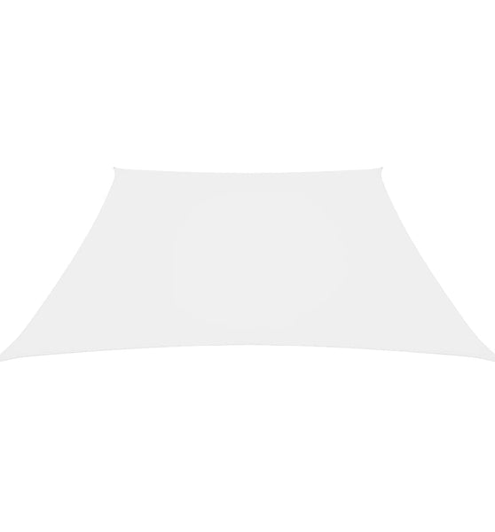 Sonnensegel Oxford-Gewebe Trapezförmig 3/5x4 m Weiß