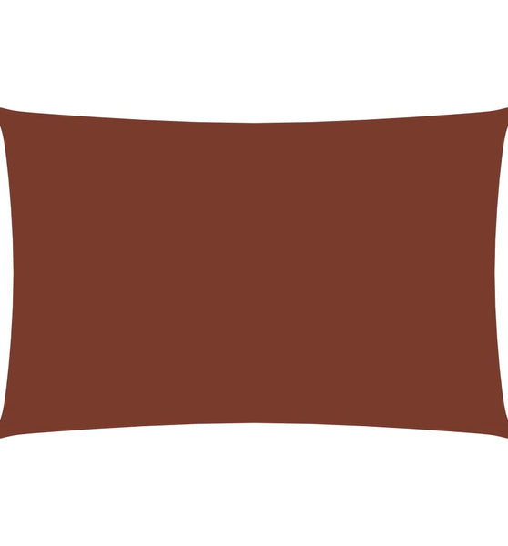 Sonnensegel Oxford-Gewebe Rechteckig 2x4,5 m Terrakotta-Rot