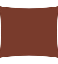 Sonnensegel Oxford-Gewebe Rechteckig 6x7 m Terracotta-Rot