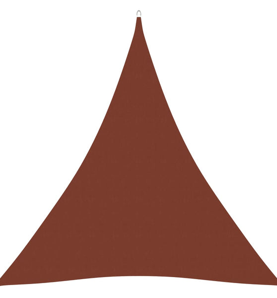 Sonnensegel Oxford-Gewebe Dreieckig 4,5x4,5x4,5m Terrakotta-Rot
