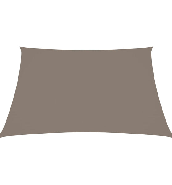 Sonnensegel Oxford-Gewebe Quadratisch 7x7 m Taupe