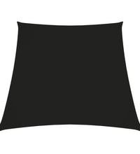 Sonnensegel Oxford-Gewebe Trapezform 3/4x3 m Schwarz