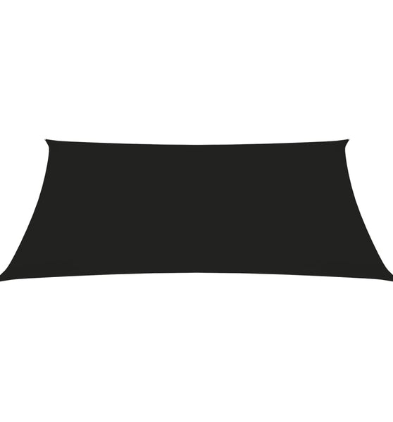 Sonnensegel Oxford-Gewebe Trapezförmig 3/5x4 m Schwarz