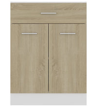 Schubunterschrank Sonoma-Eiche 60x46x81,5 cm Holzwerkstoff