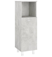 Badezimmerschrank Betongrau 30x30x95 cm Holzwerkstoff