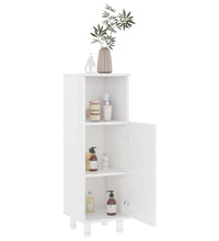 Badezimmerschrank Hochglanz-Weiß 30x30x95 cm Holzwerkstoff