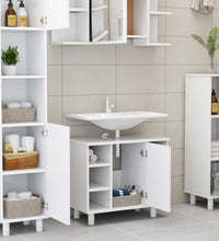 Badezimmerschrank Weiß 60x32x53,5 cm Holzwerkstoff