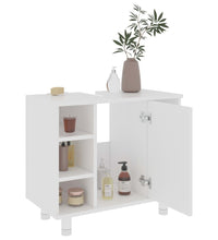 Badezimmerschrank Weiß 60x32x53,5 cm Holzwerkstoff