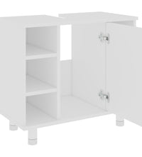 Badezimmerschrank Weiß 60x32x53,5 cm Holzwerkstoff