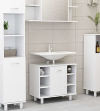 Badezimmerschrank Weiß 60x32x53,5 cm Holzwerkstoff