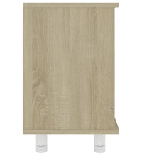 Badezimmerschrank Sonoma-Eiche 60x32x53,5 cm Holzwerkstoff