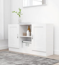 Sideboard Weiß 120x30,5x70 cm Holzwerkstoff