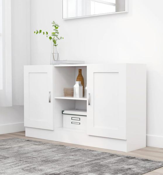 Sideboard Weiß 120x30,5x70 cm Holzwerkstoff