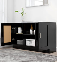 Sideboard Schwarz 120x30,5x70 cm Holzwerkstoff