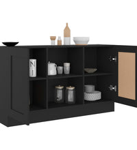 Sideboard Schwarz 120x30,5x70 cm Holzwerkstoff