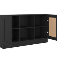 Sideboard Schwarz 120x30,5x70 cm Holzwerkstoff