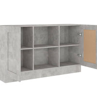 Sideboard Betongrau 120x30,5x70 cm Holzwerkstoff