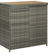 3-tlg. Bar Set Poly Rattan Grau