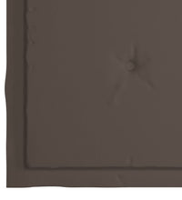 Gartenstuhl-Kissen 6 Stk. Taupe 50x50x3 cm Oxford-Gewebe