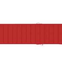 Sonnenliegen-Auflage Rot 200x60x3 cm Oxford-Gewebe
