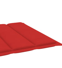 Sonnenliegen-Auflage Rot 200x60x3 cm Oxford-Gewebe