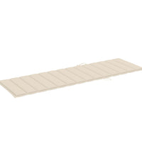 Sonnenliegen-Auflage Creme 200x70x3 cm Oxford-Gewebe