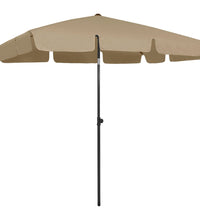 Strandschirm Taupe 200x125 cm