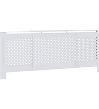 MDF Heizkörperverkleidung Weiß 205 cm