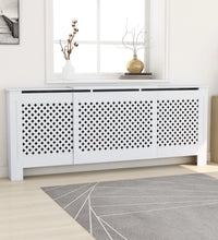 MDF Heizkörperverkleidung Weiß 205 cm